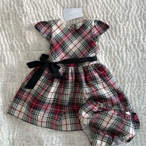 Ralph Lauren Red and Green Plaid Holiday Dress - NWT